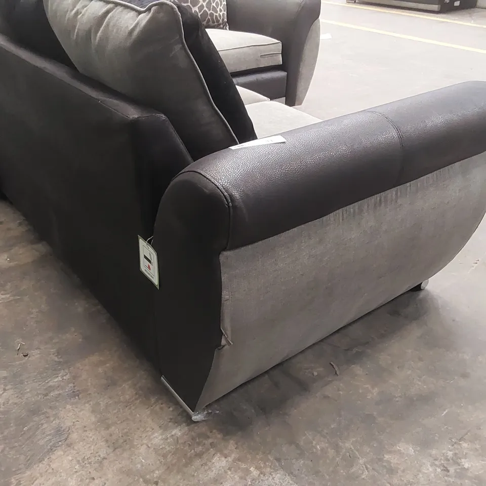 QUALITY DESIGNER HILTON RIGHT HAND DOUBLE ARM CORNER GROUP SOFA