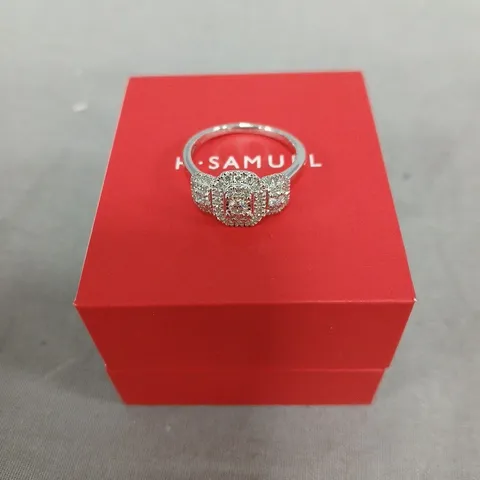 H. SAMUEL DIAMOND CLUSTER RING – BOXED