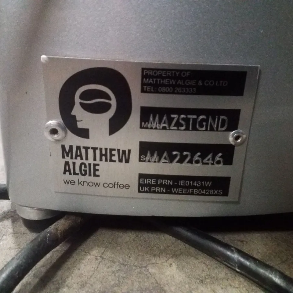 MAZZER COMMERCIAL COFFEE GRINDER