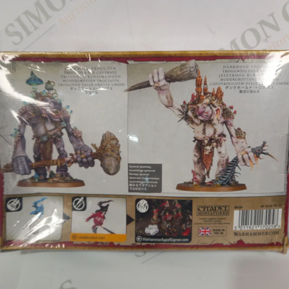 WARHAMMER AGE OF SIGMAR GLOOMSPITE GITZ DANKHOLD TROGGOTH MINIATURE