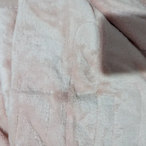 BOXED COZEE HOME VELVETSOFT HEATED THROW IN PINK