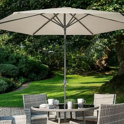 BOXED 2.7M PARASOL - CREAM (1 BOX)
