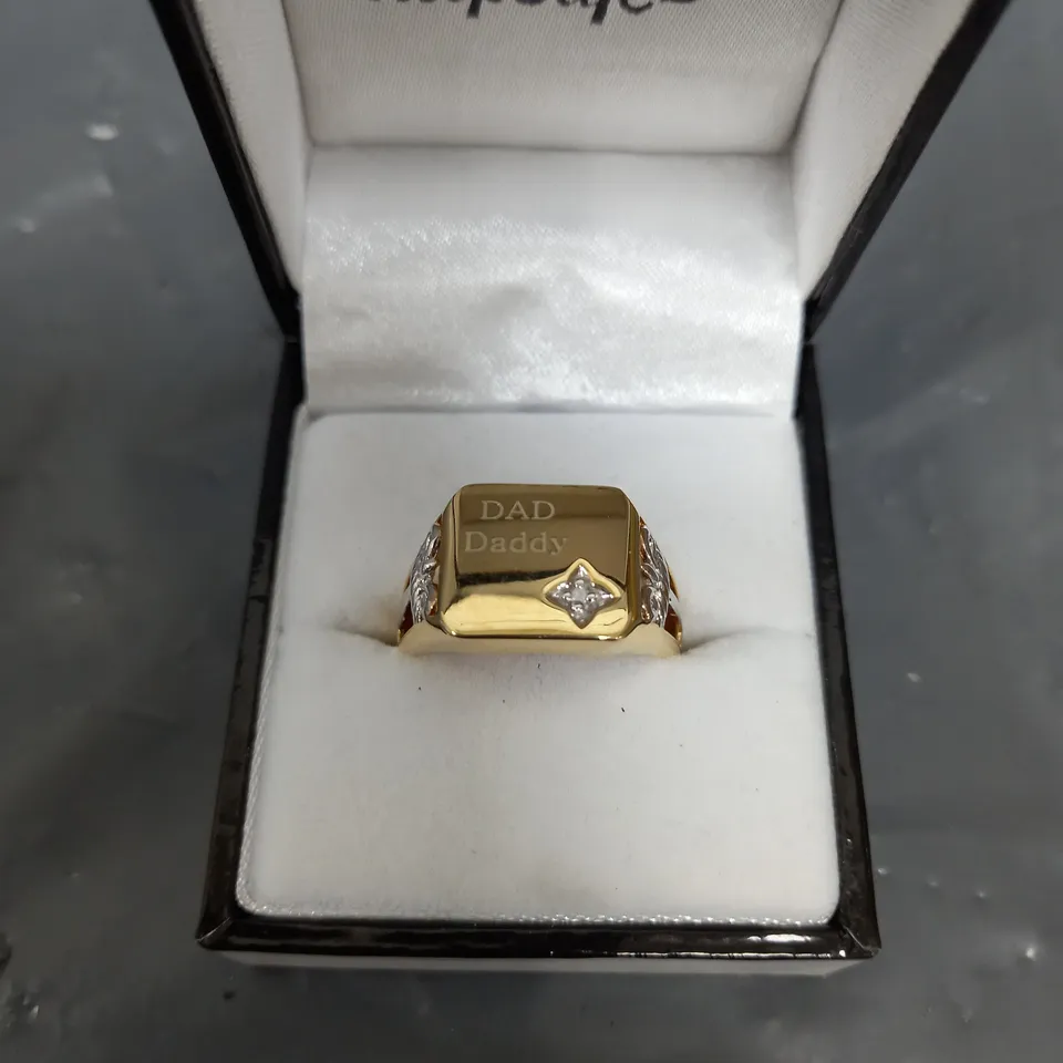 GOLD PLATED RING 