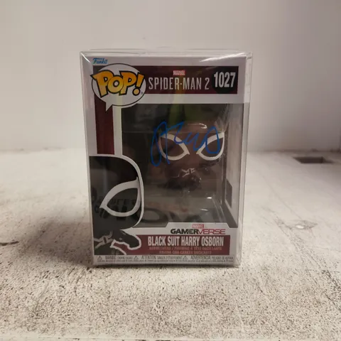 SIGNED JAMES FRANCO POP! MARVEL SPIDER MAN 2 BLACK SUIT HARRY OSBORN