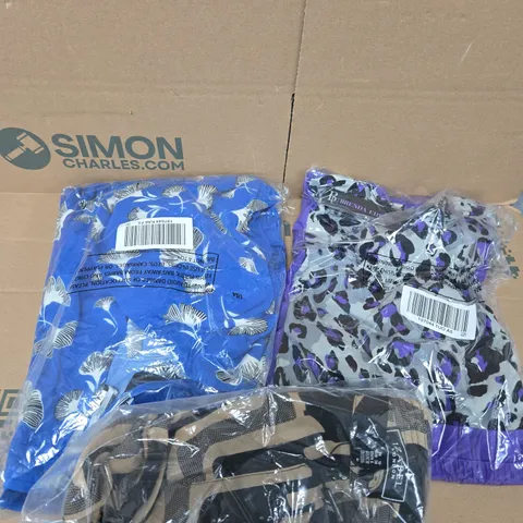 APPROXIMATELY 15 ASSORTED WOMENS CLOTHING PRODUCTS IN VARIOUS STYLES & SIZES