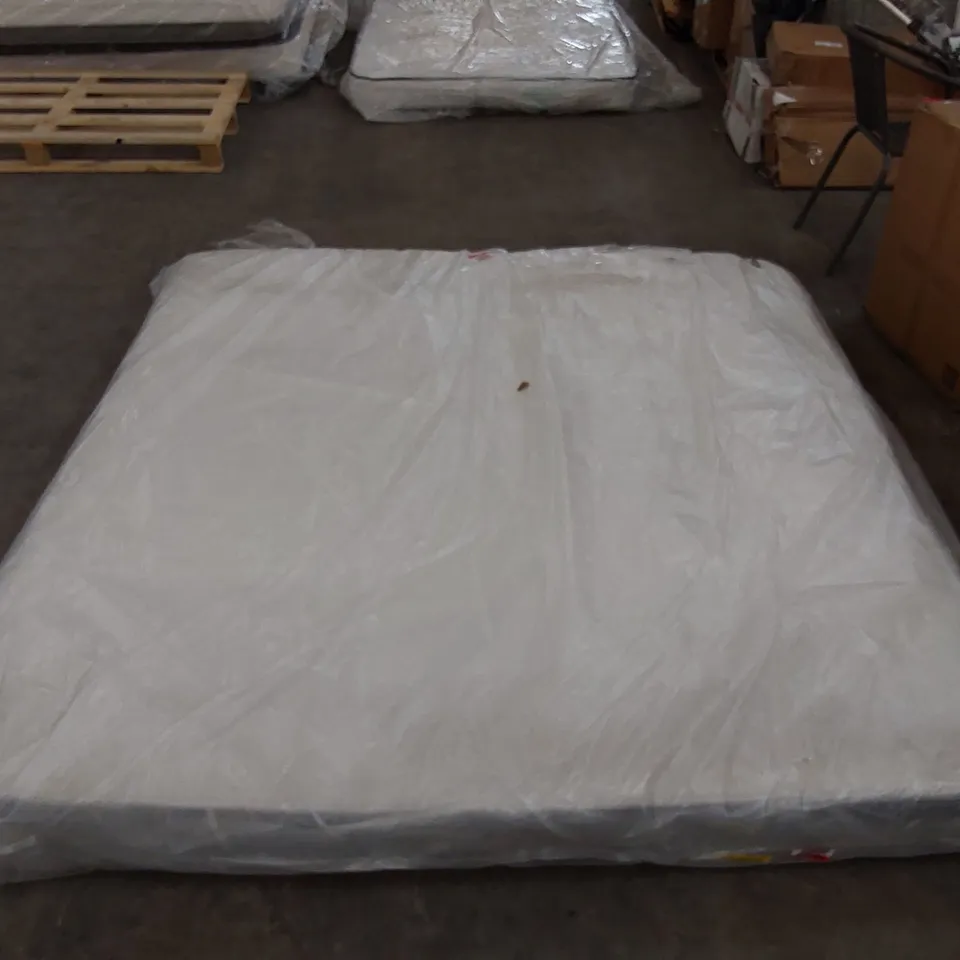 QUALITY BAGGED MEMORY FOAM SPRUNG OPEN COIL SUPER KING SIZE 6FT MATTRESS