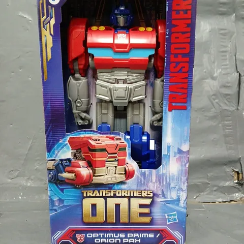 BOXED TRANSFORMERS ONE OPTIMUS PRIME ORION PAX HASBRO