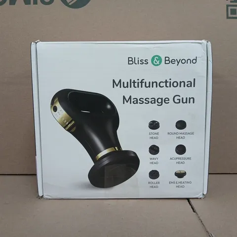 BOXED BLISS & BEYOND MULTIFUNCTIONAL MASSAGE GUN