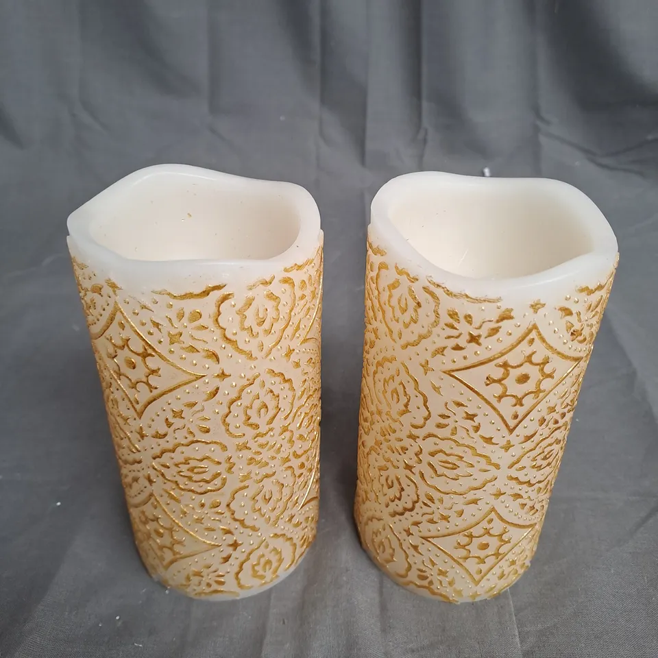 OUTLET ALISON CORK SET OF 2 LED CANDLES