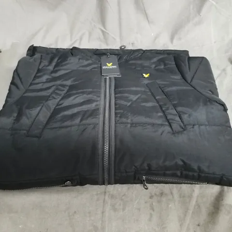 LYLE AND SCOTT FULL ZIP PADDED COAT - SIZE 12/13 YRS