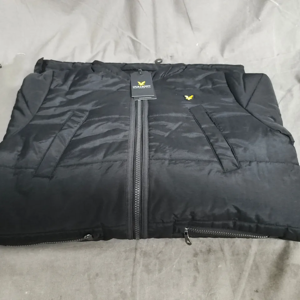 LYLE AND SCOTT FULL ZIP PADDED COAT - SIZE 12/13 YRS