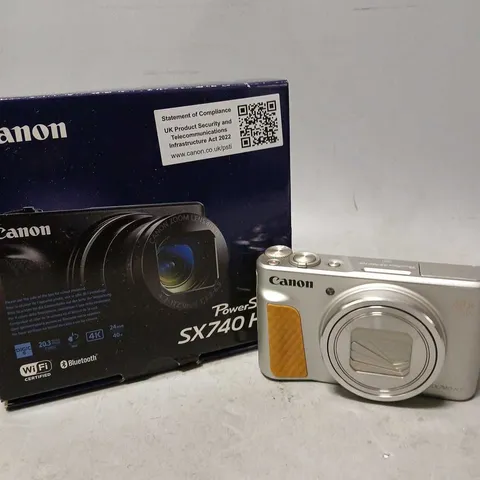 BOXED CANON POWERSHOT SX740 HS