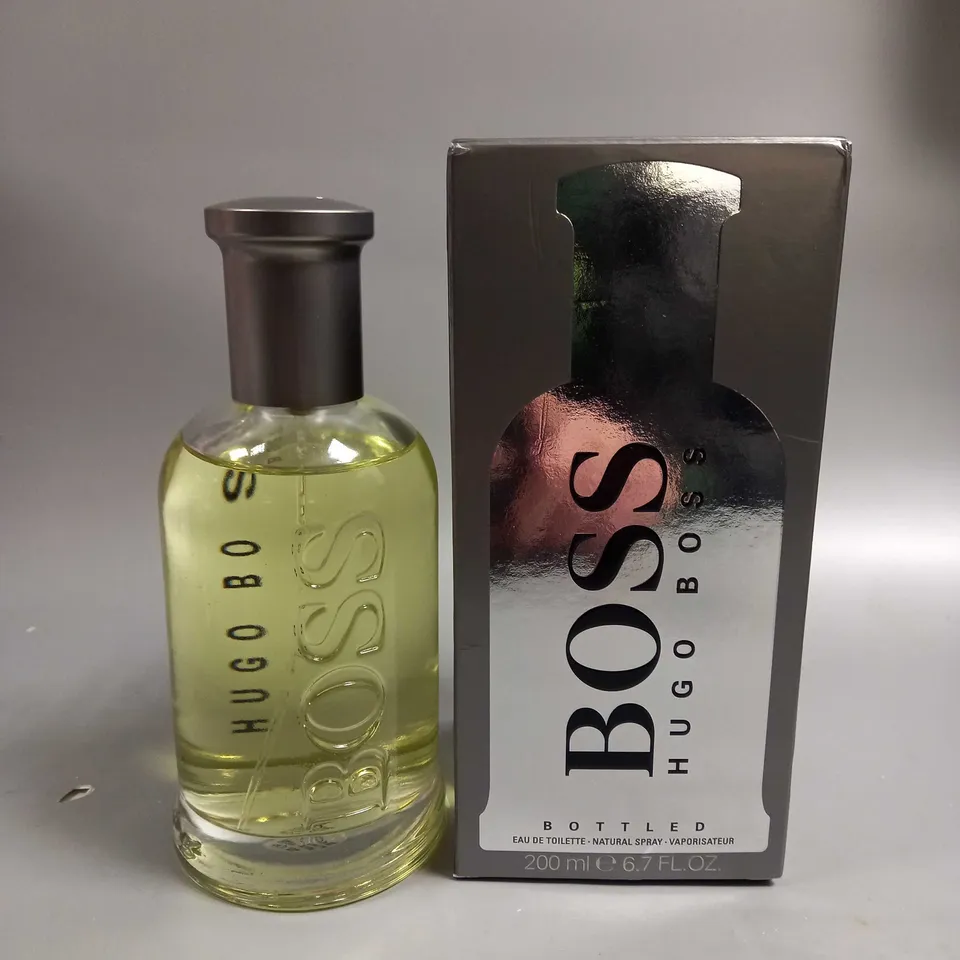 BOXED HUGO BOSS BOTTLED 200ML EAU DE TOILETTE  RRP £110