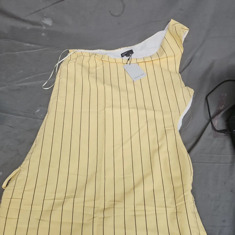 Nobody's Child Yellow Striped Dress – UK 12 (EU 40, USA 8)
