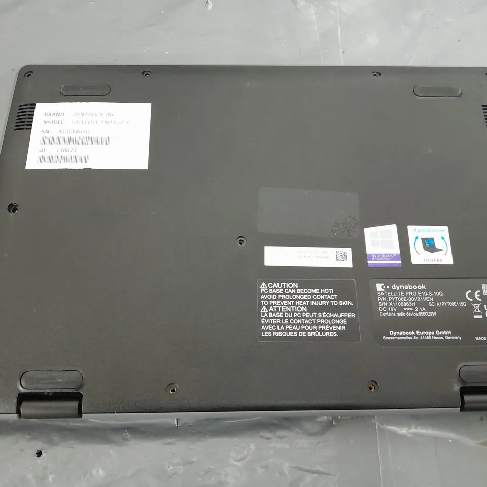 DYNABOOK INC SATELLITE PRO E10-S