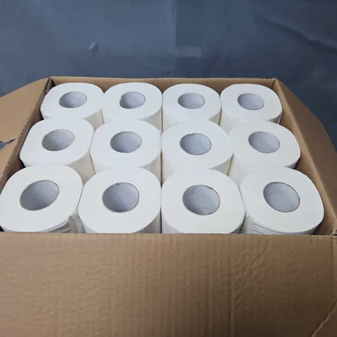 BOX OF APPROXIMATELY 24 BAMBOO TOILET ROLLS