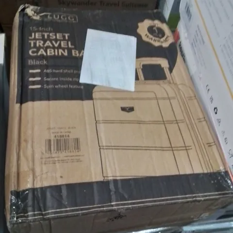BOXED LUGG 15INCH JETSET TRAVEL CABIN BAG BLACK 
