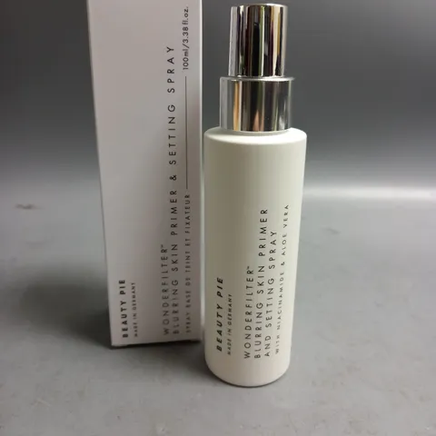 BOXED BEAUTY PIE WONDERFILTER BLURRING SKIN PRIMER AND SETTING SPRAY 100ML