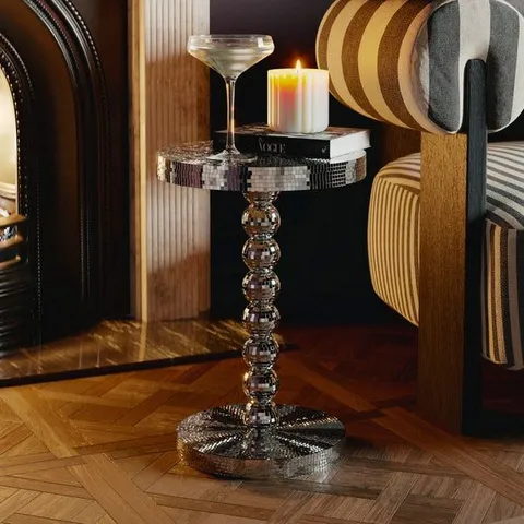 BOXED DISCO BALL SIDE TABLE (1 BOX)