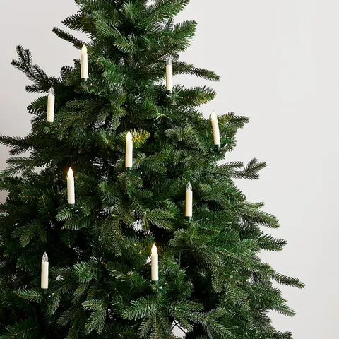 FESTIVE INDOOR OUTDOOR MULTI COLOUR TREE CANDLES