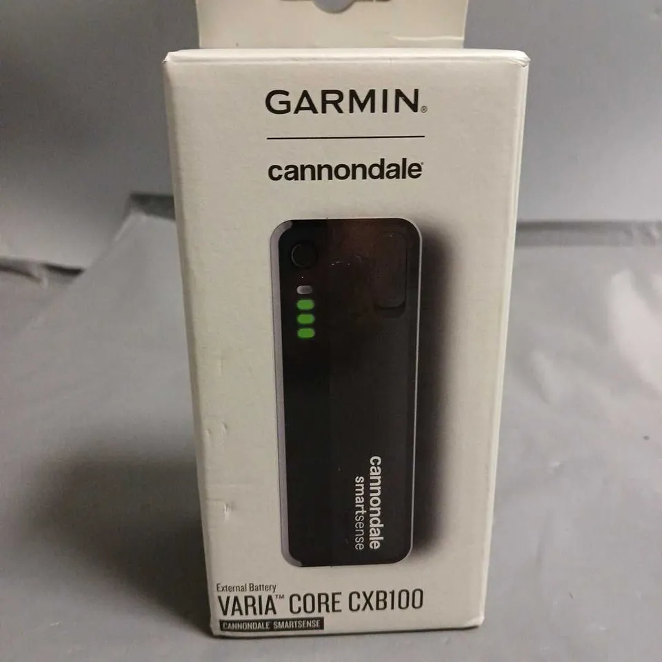 BOXED GARMIN CANNONDALE VARIA CORE CXB100 EXTERNAL BATTERY