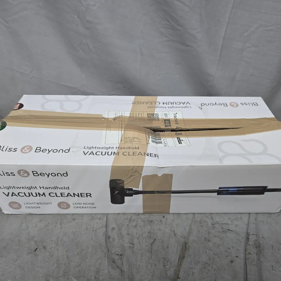 BOXED BLISS & BEYOND LIGHTWEIGHT HANDHELD VACUUM CLEANER