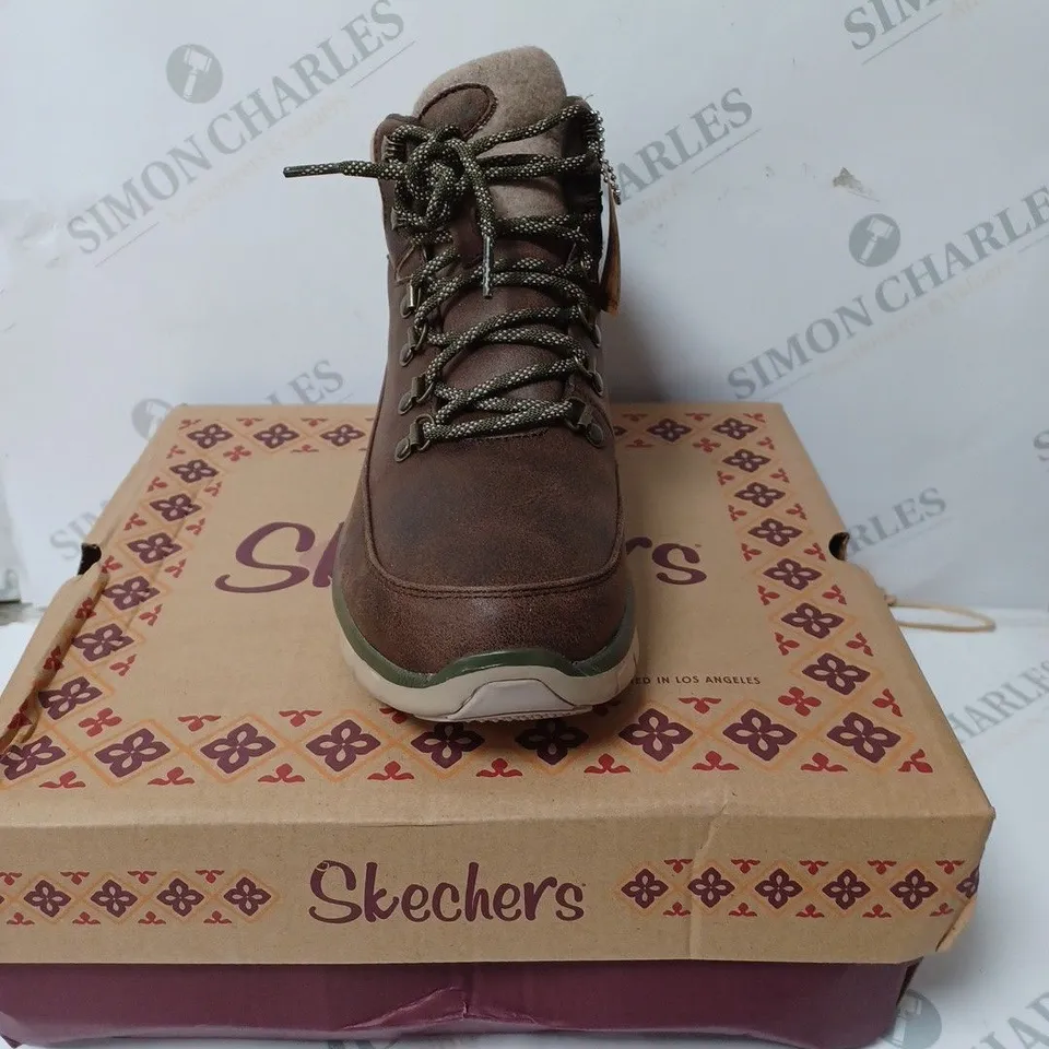 SKETCHERS BROWN WARM BOOTS SIZE 7 