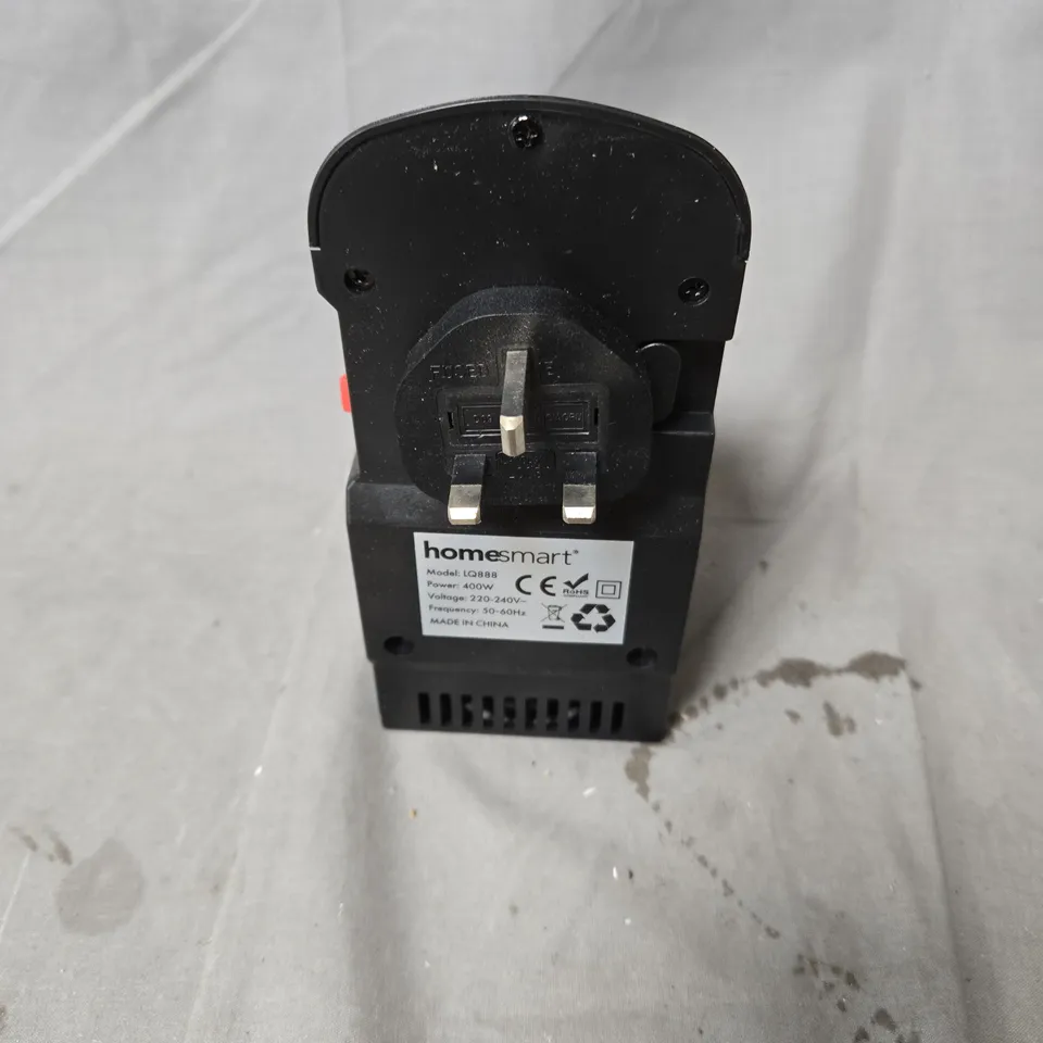 HOMESMART LQ888 400W PLUG-IN SPACE HEATER WITH TIMER – BLACK