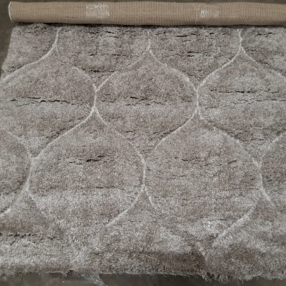 BRAND NEW PACO PALMA RUG IN GREY - 120X160CM