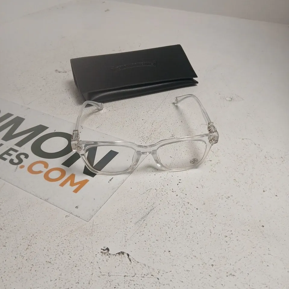 CHROME HEARTS CLEAR FRAME SPECTACLES