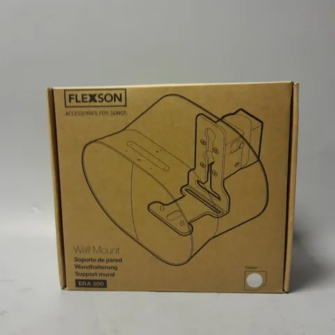 BOXED FLEXSON WALL MOUNT ERA300 - SINGLE IN WHITE