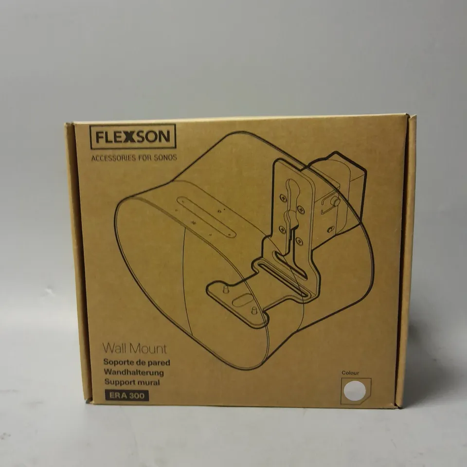 BOXED FLEXSON WALL MOUNT ERA300 - SINGLE IN WHITE