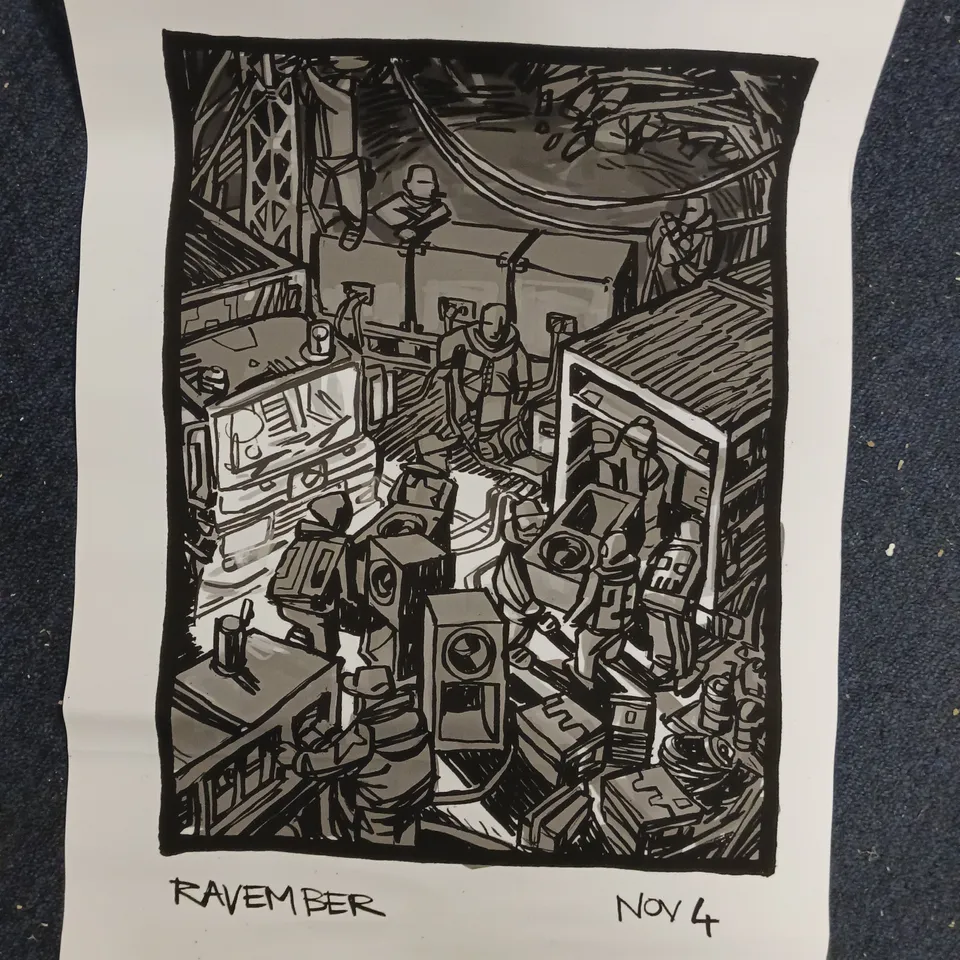 RAVEMBER NOV 4 AND RAVEMBER NOV 23 ART PRINTS