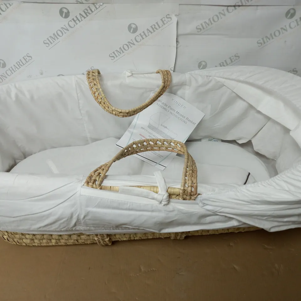 KINDER VALLEY HANDMADE PALM MOSES BASKET