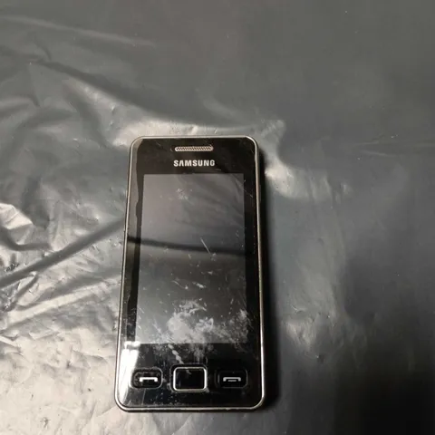 SAMSUNG SMARTPHONE – BLACK, SCREEN SCRATCHES 