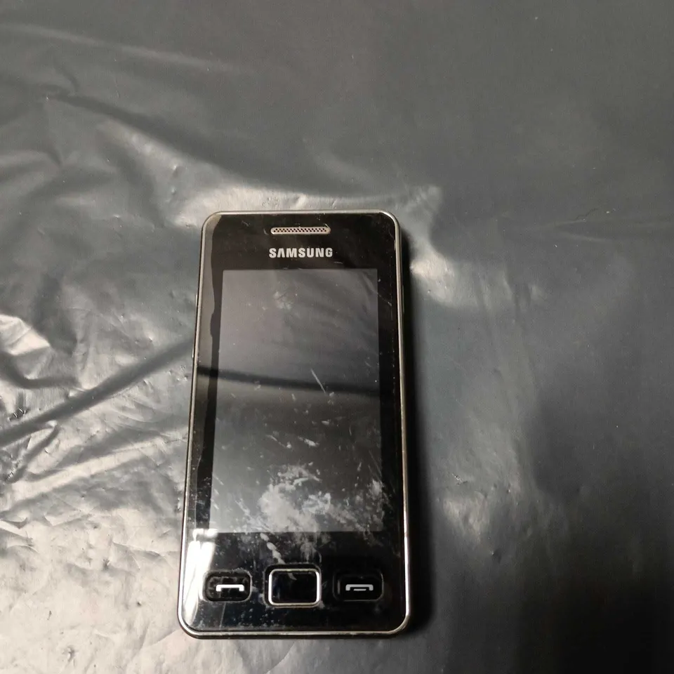 SAMSUNG SMARTPHONE – BLACK, SCREEN SCRATCHES 