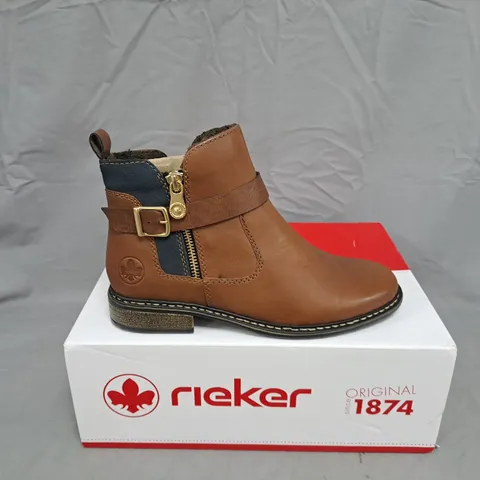 RIEKER CHELSEA BOOT - CHESTNUT BROWN - WOMEN'S UK 3.5 (EU 36)