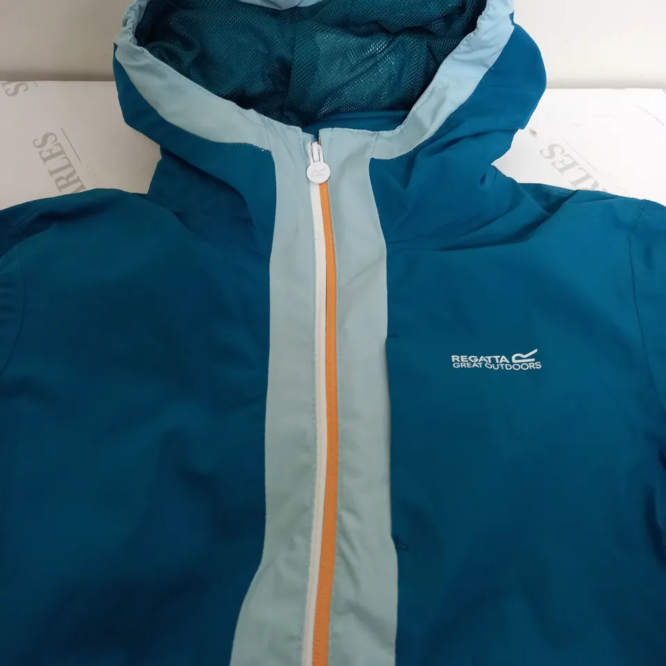 REGATTA GREAT OUTDOORS HYDRATEVII 3IN1 COAT IN BLUE - 13 YEARS