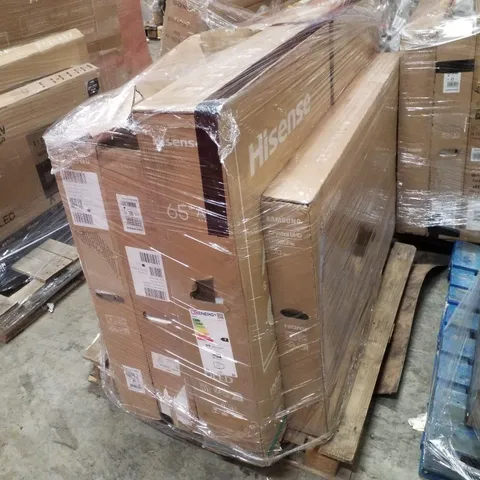 PALLET OF 5 ASSORTED DAMAGED TVS INCLUDING