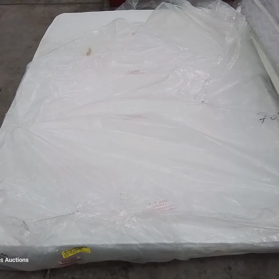 QUILTED MEMORY SPRUNG OPEN COIL 4'6" DOUBLE BED