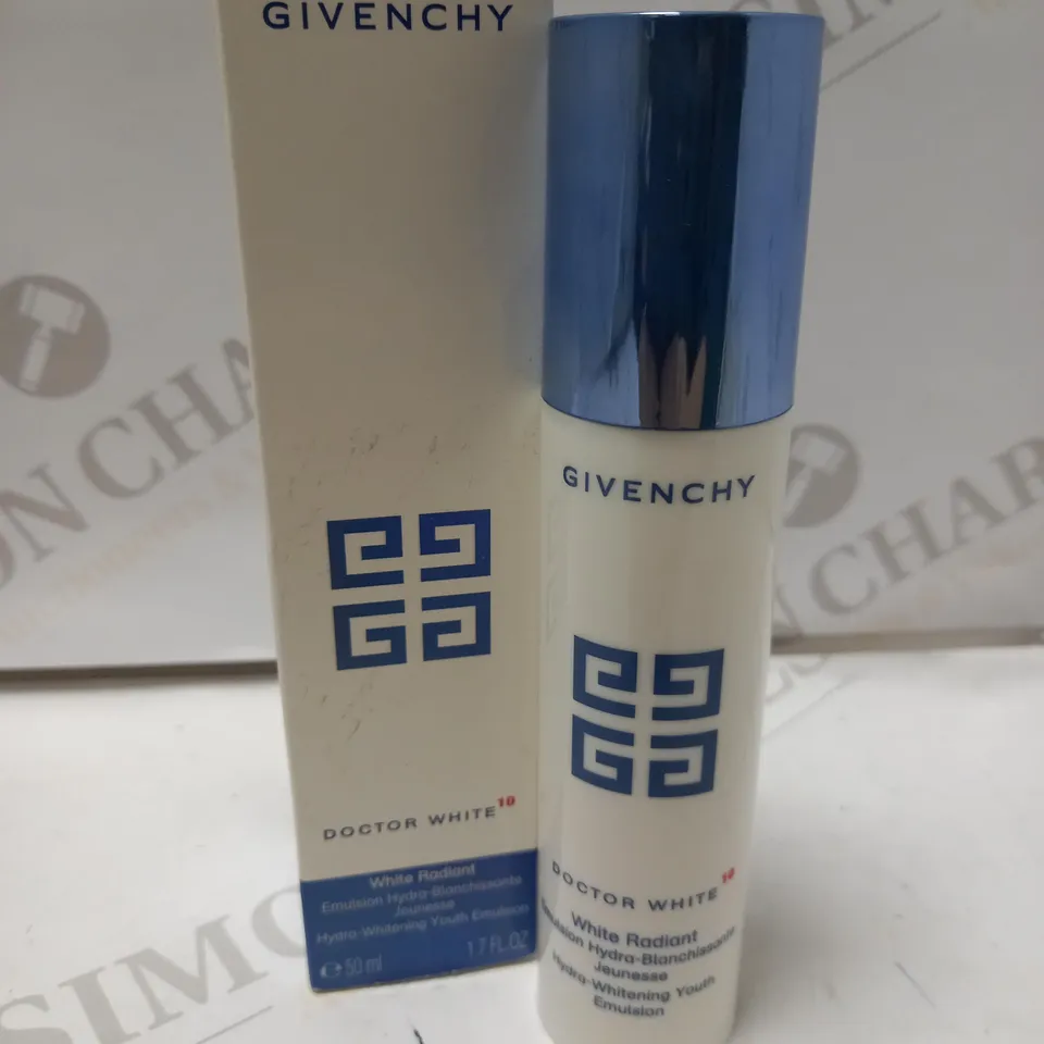 GIVENCHY DOCTOR WHITE WHITE RADIANT HYDRA-WHITENING YOUTH EMULSION 50ML