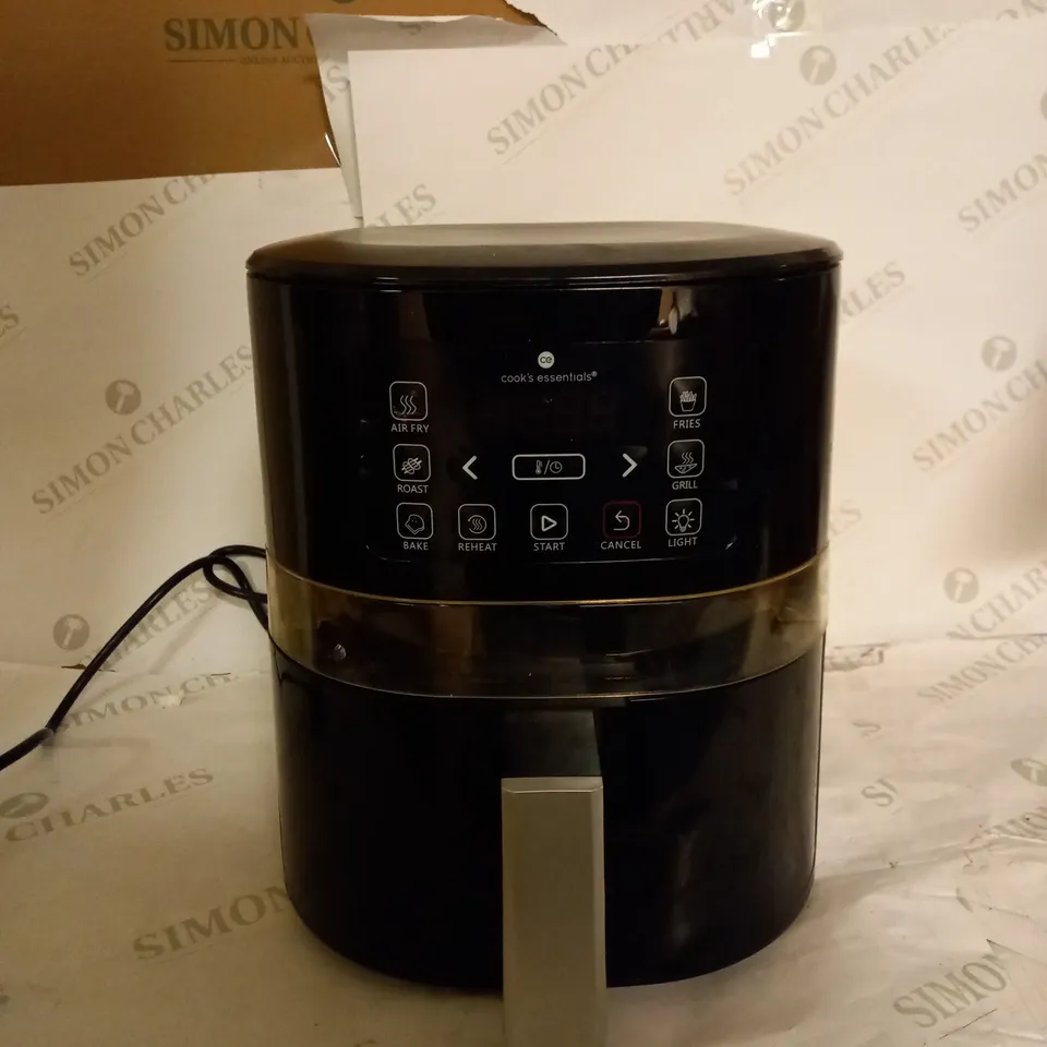 COOK'S ESSENTIALS 4.0L AIR FRYER - BLACK