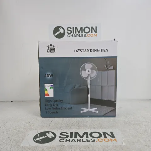 16" STANDING FAN – 45W (BOXED)