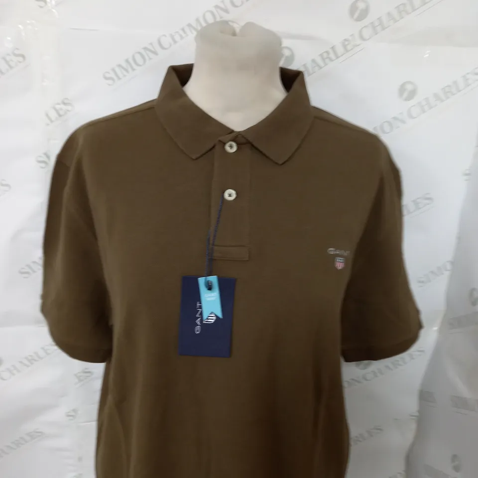 GANT LOGO POLO SHIRT SIZE L