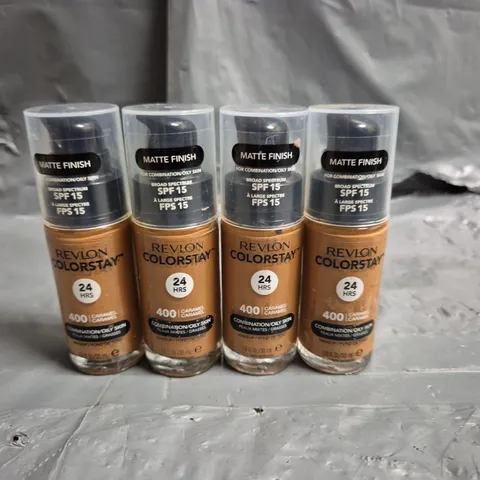 LOT OF APPROXIMATELY 53 REVLON COLOURSTAY 30ML MAKE UP ITEMS