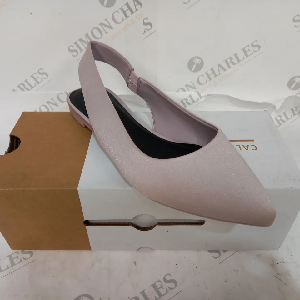 BOXED CALL IT SPRING RIRELLE PINK TINT SHOES - SIZE 8