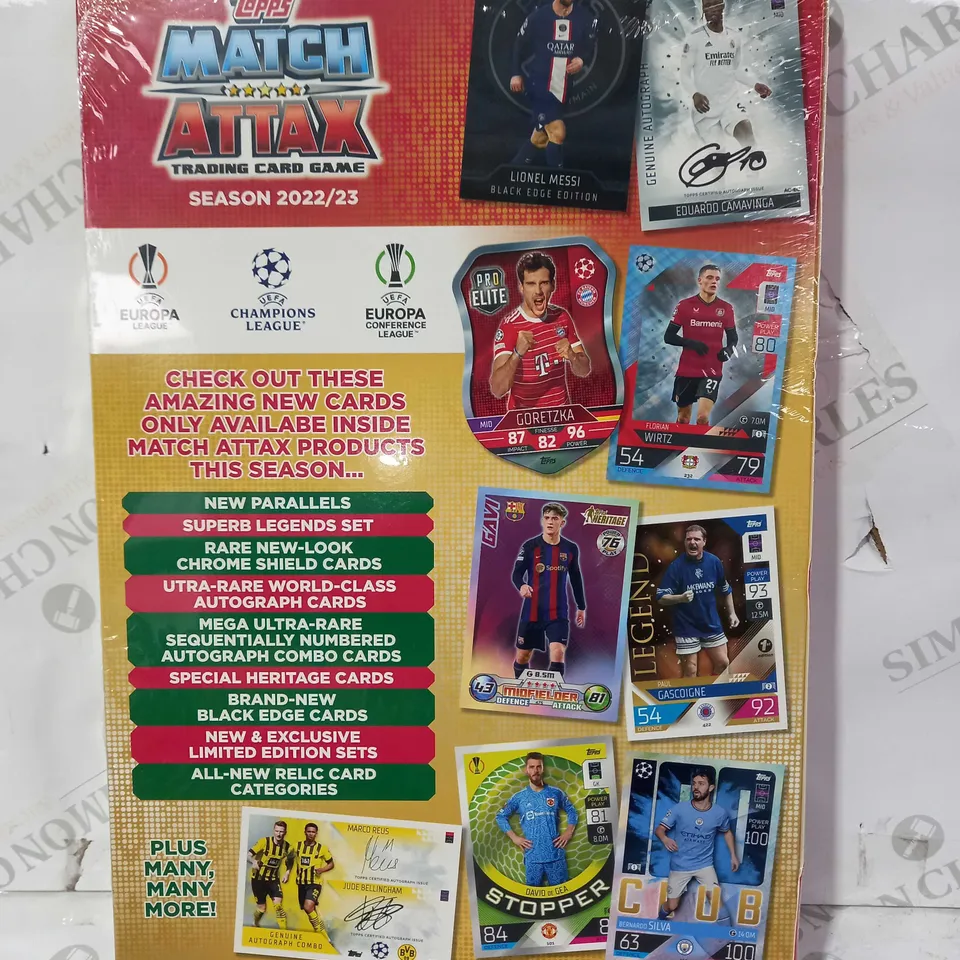 TOPPS MATCH ATTAX TRADING CARD GAME FESTIVE EDITION COUNTDOWN CALENDAR