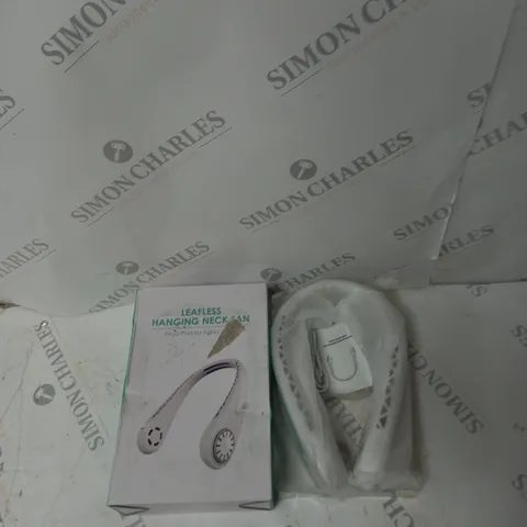 BOXED LEAFLESS HANGING NECK FAN
