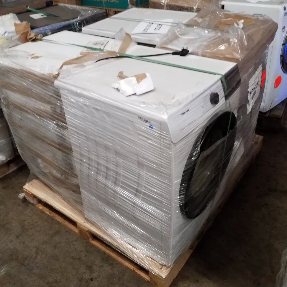 PALLET OF APPROXIMATELY 4 UNPROCESSED RAW RETURN WHITE GOODS TO INCLUDE