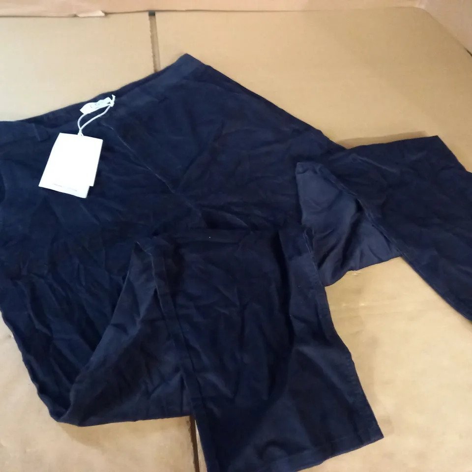COS DARK NAVY TROUSERS - UK 14